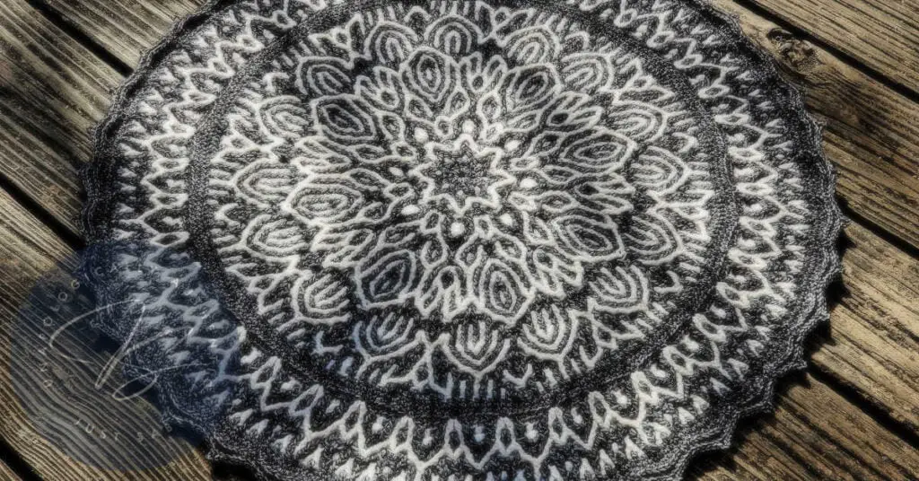 Graphite Mandala by Lilla Bjorn