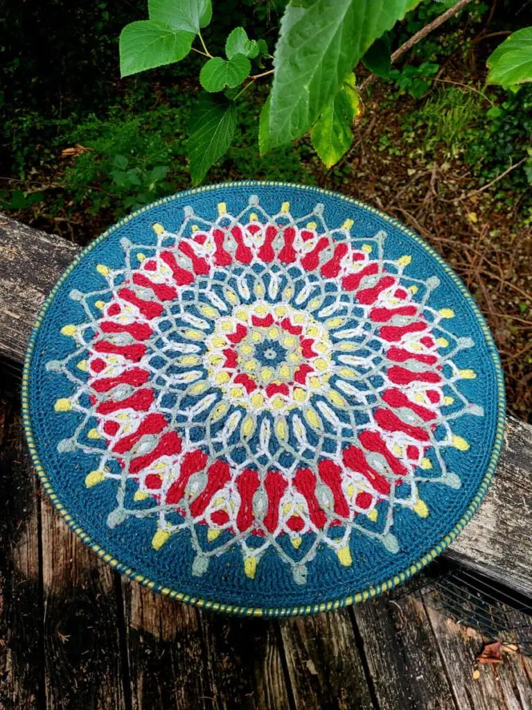 Stella Mandala on Ring - Front