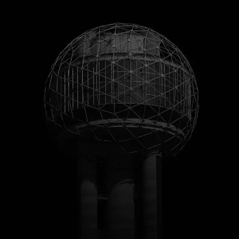 Reunion Tower, Dallas (TX) - Dark on September 8, 2022