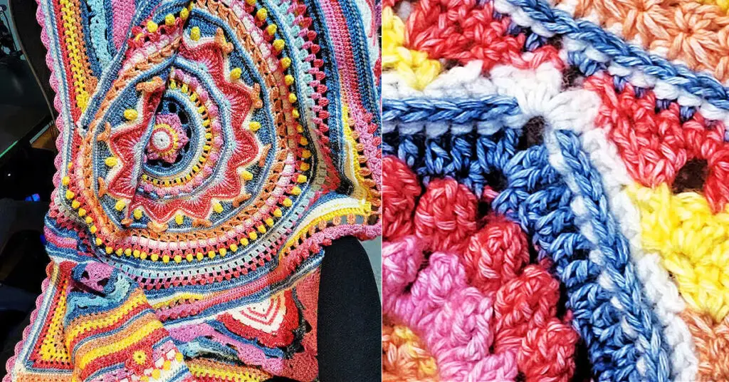 Enigma Blanket by Esther Dijkstra of itsallinanutshell